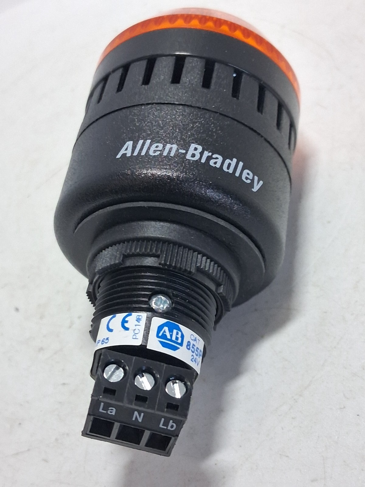 ALLEN BRADLEY 855PD-B24MEC1522 SOUNDER W/LED AMBER 24VAC/DC SERIES A NNB