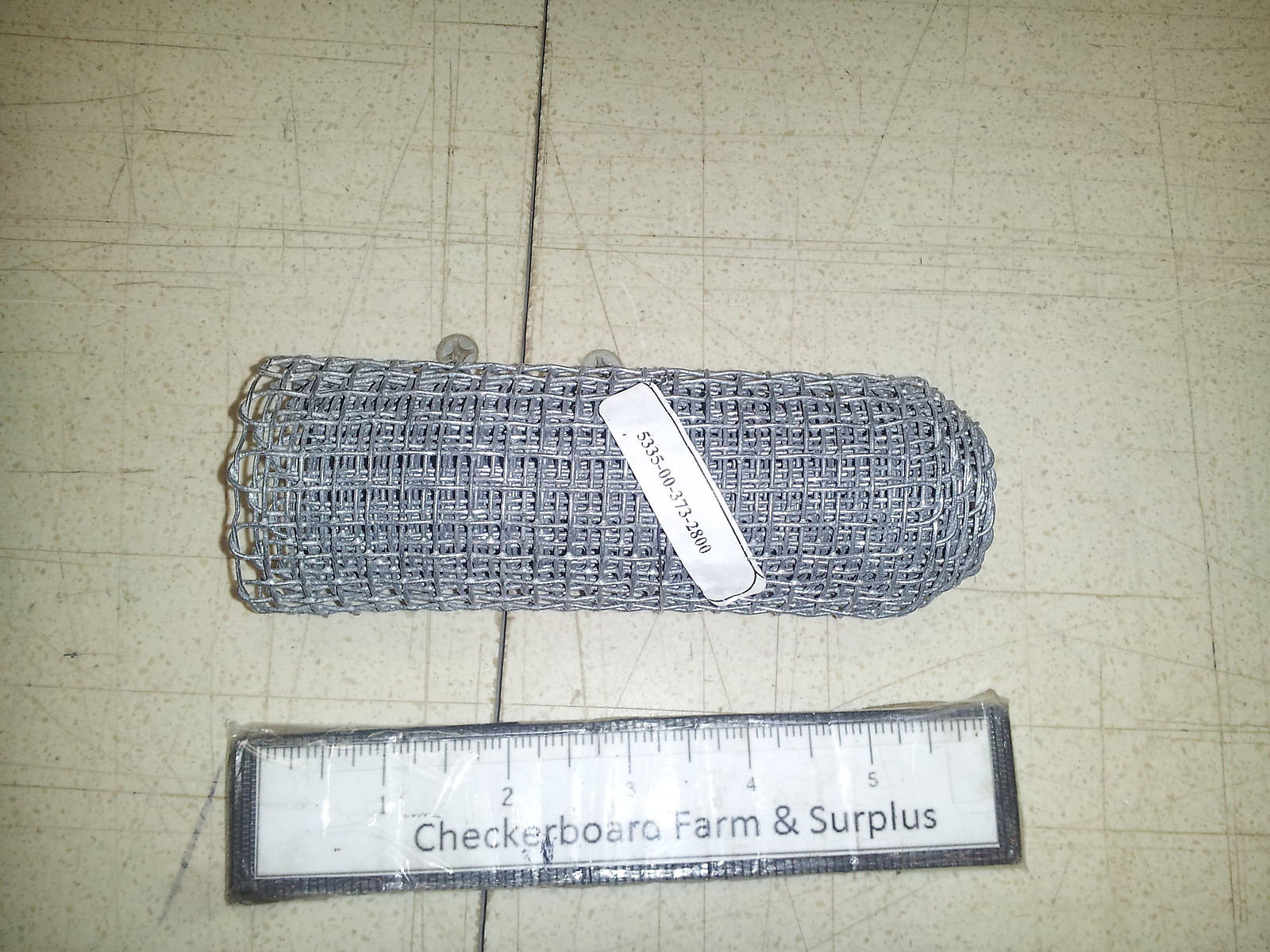 NOS Galvanized Hardware Cloth 1/4″ Wire Mesh 5″ x 36″ Strip GGS641 5335003732800
