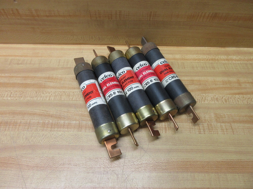 Cefco CRS-R 100 Cefcon Fuse CRSR100 (Pack of 5)