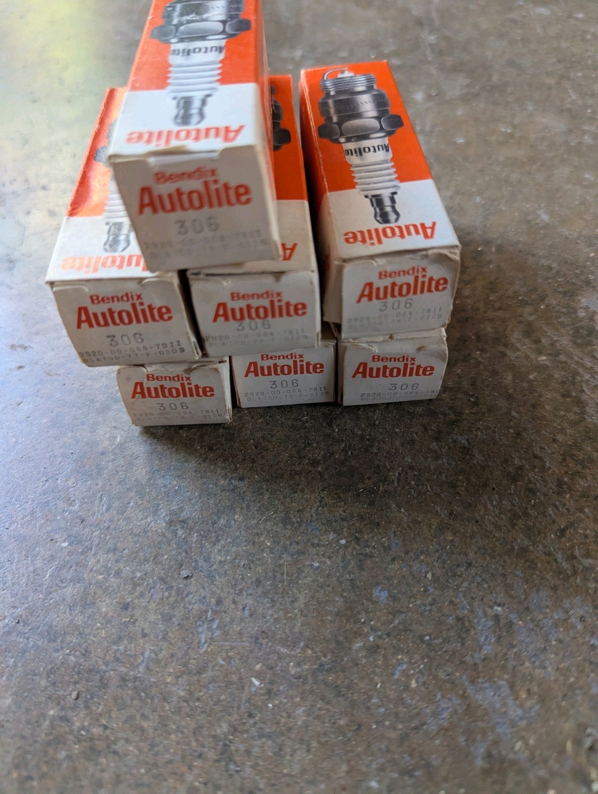 Autolite 306 Spark Plugs each NOS