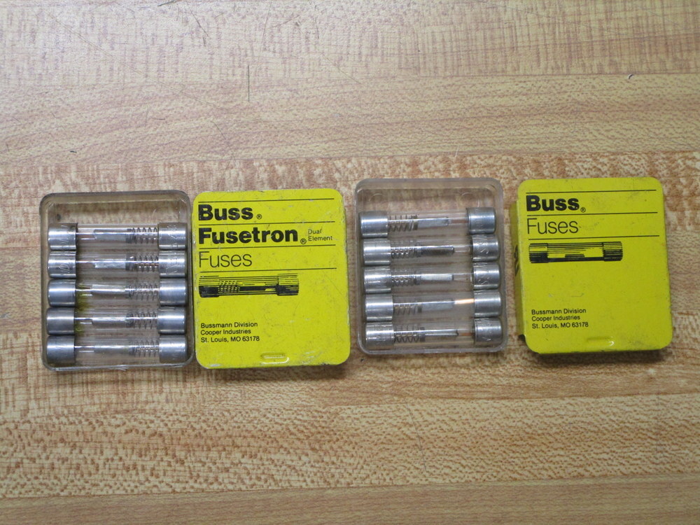 Buss MDL-10 Bussmann Fuse Cross Ref 1CM29 Formerly 3AG-SB Spring (Pack of 10)