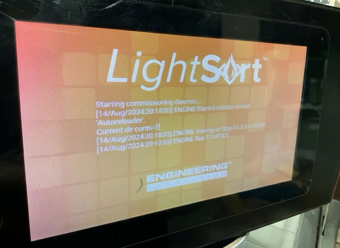 LightSort Industrial Touchscreen Controller Raspberry Pi Warehouse System-tested