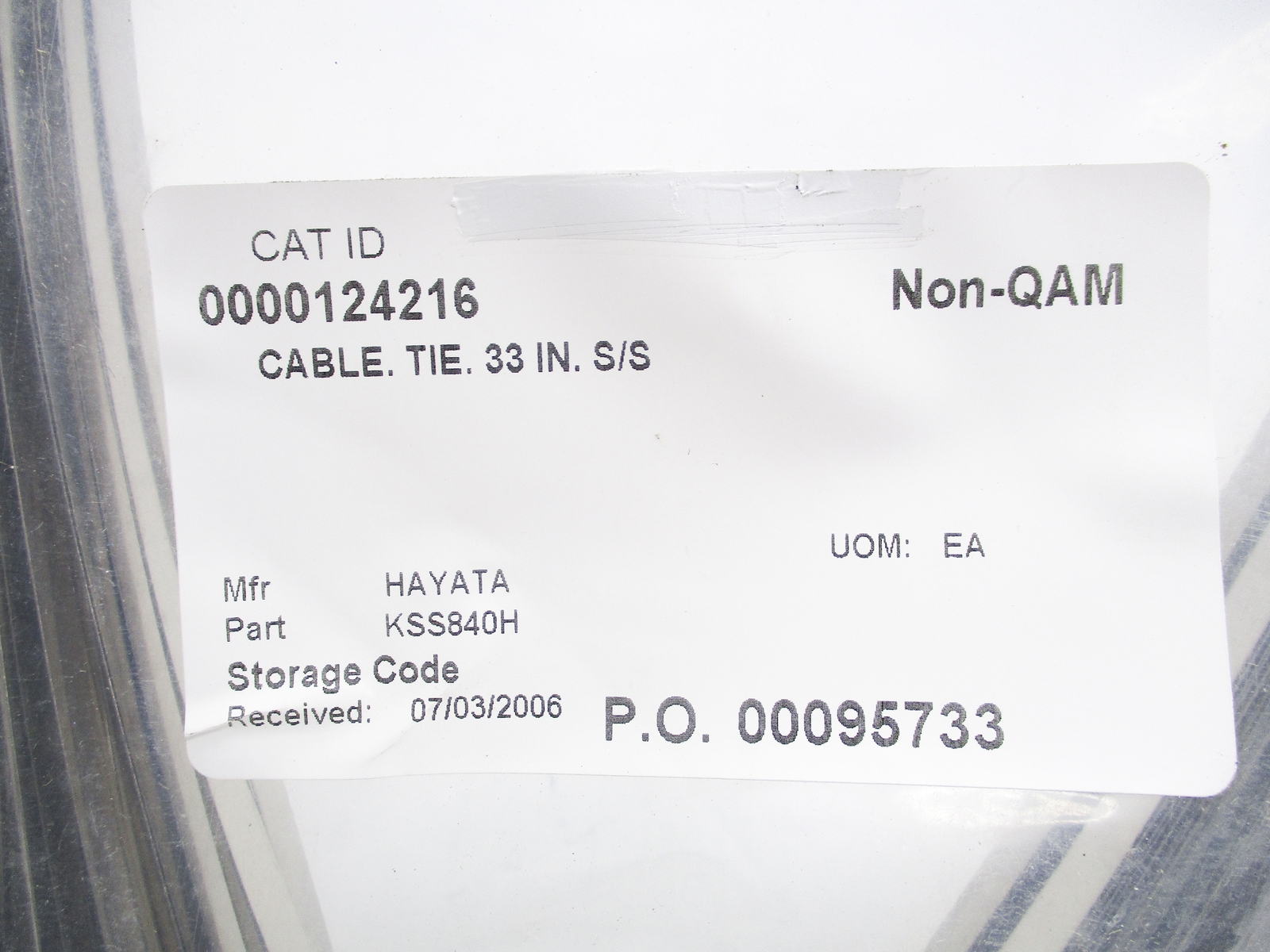HAYATA KSS840H (PKG OF 100) NSMP