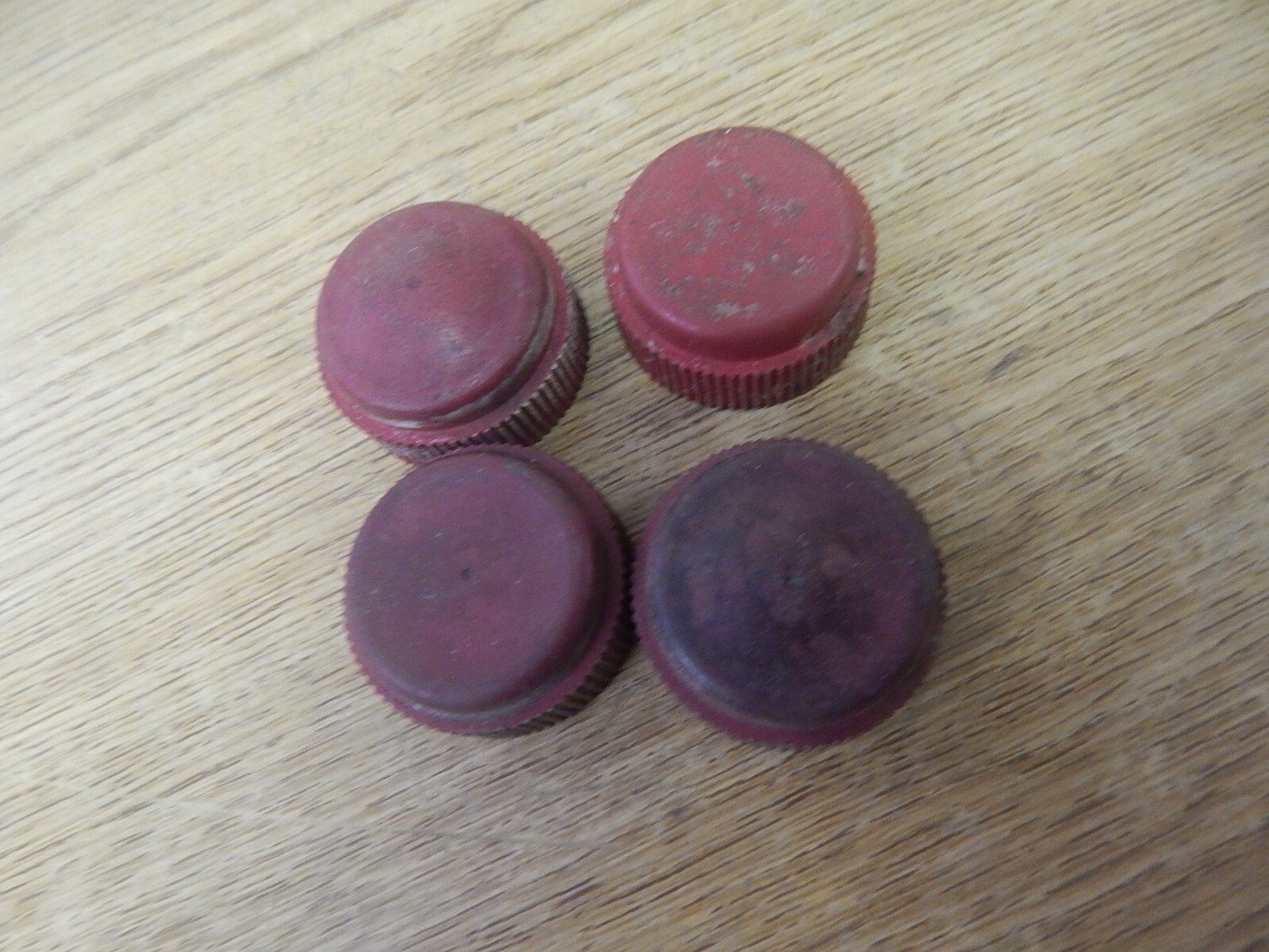 Red Switch Cover/Cap 1-3/16″ Bore 11/16″ H Lot of 4 *FREE SHIPPING*