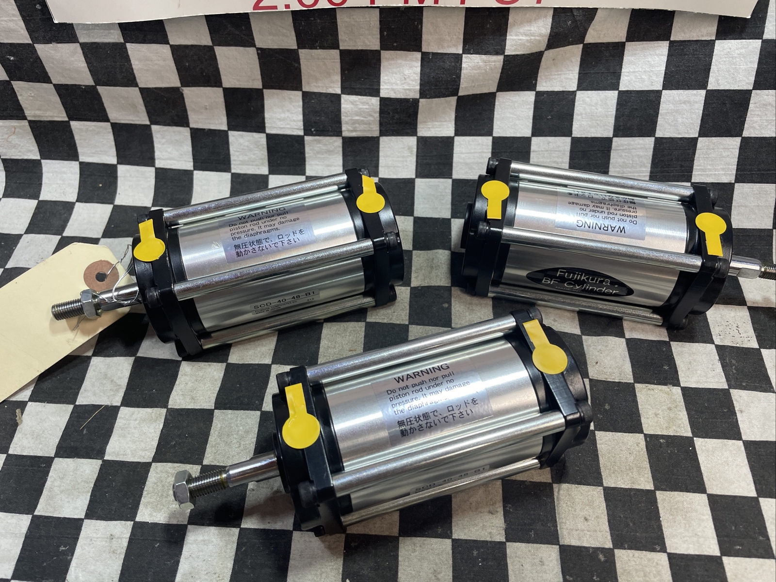FUJIKURA BF CYLINDER SCD-40-48-B1, SCD4048B1, LOT OF 3, SHIPSAMEDAY