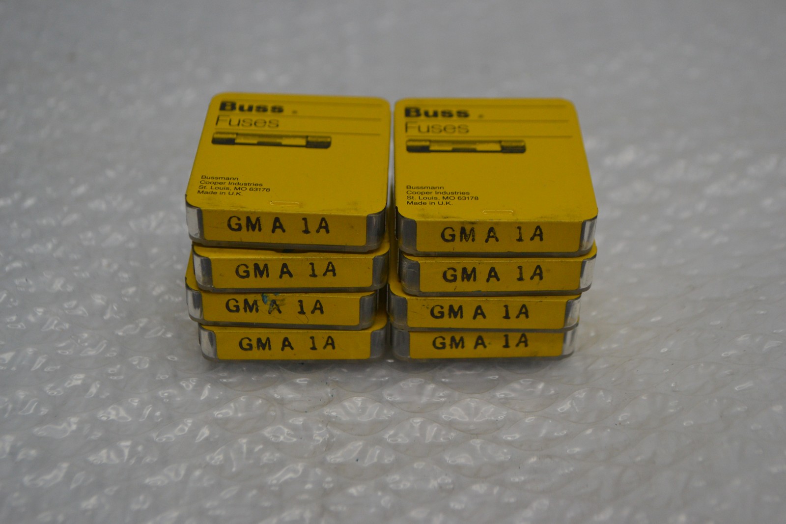 BUSSMANN GMA-1A FUSE LOT OF 8 PKG OF 5 NSMP