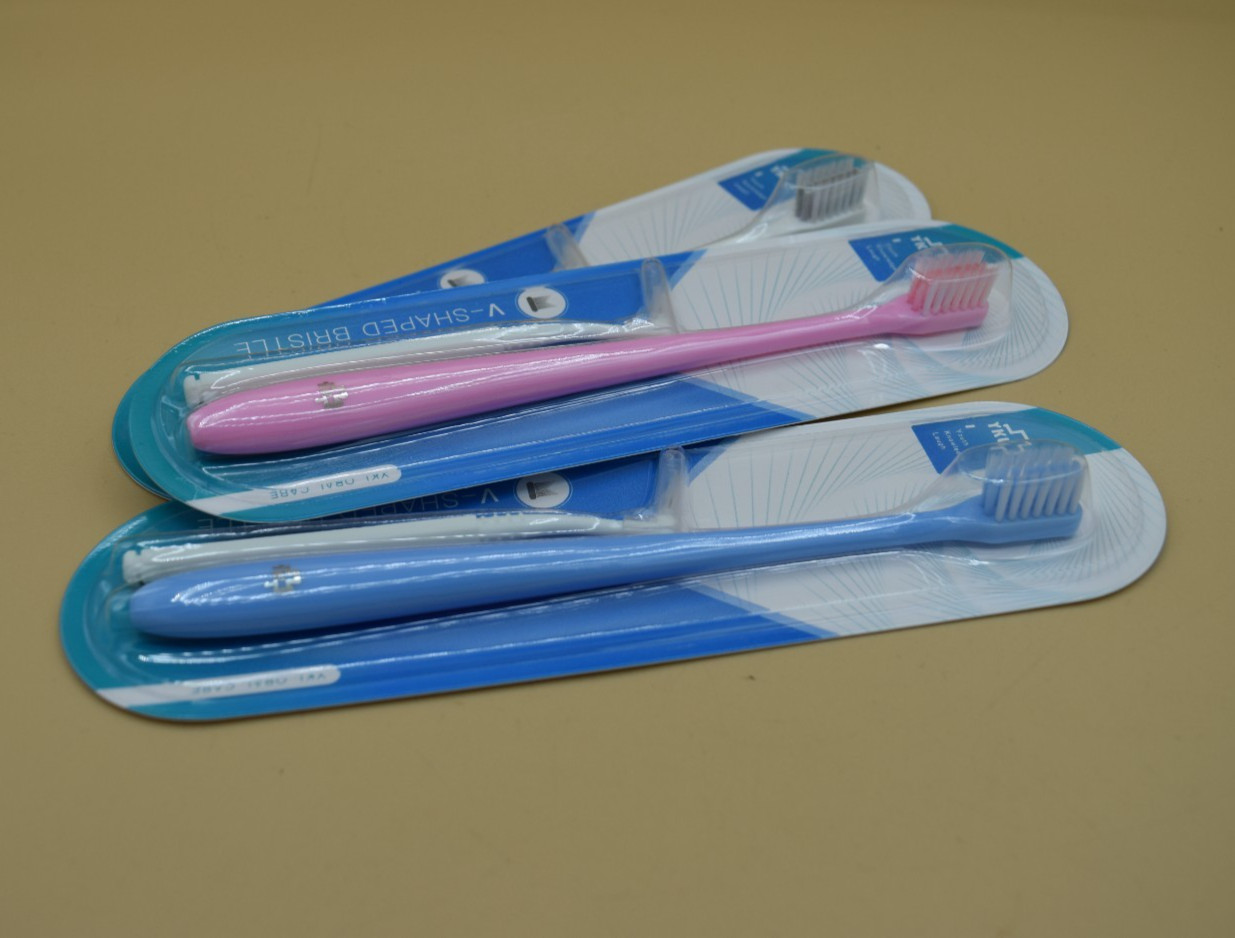 Lot Of 3 YKL Genuine OEM V-Shaped Bristle Oral Care Orthodontic Toothbrush