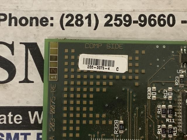 Cognex Vision Image Board – 200-0075-4 – 203-0075-RE w/Warranty