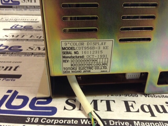 Totoku Electric Color Display Monitor – CDT956B-3 KE w/Warranty