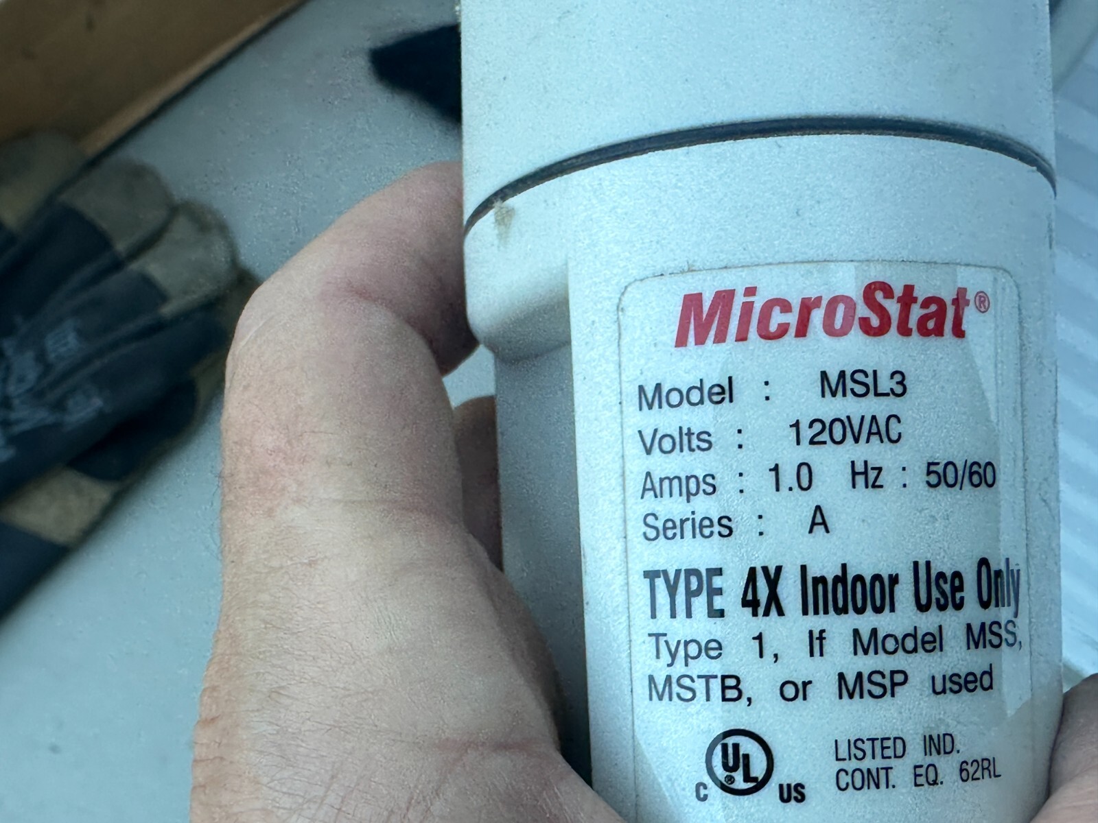 Federal /MicroStat MSL3 Status Indicator Light, 120VAC – Type 4X Indoor Use Only