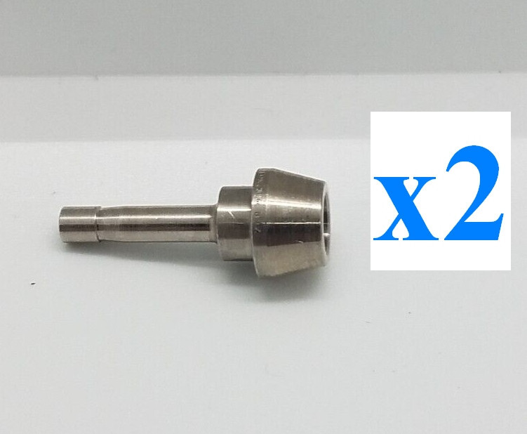 x2 NEW SWAGELOK SS-401-PC-2 Tube Fitting Reducing Connector 1/4in x 1/8in OD 2pc