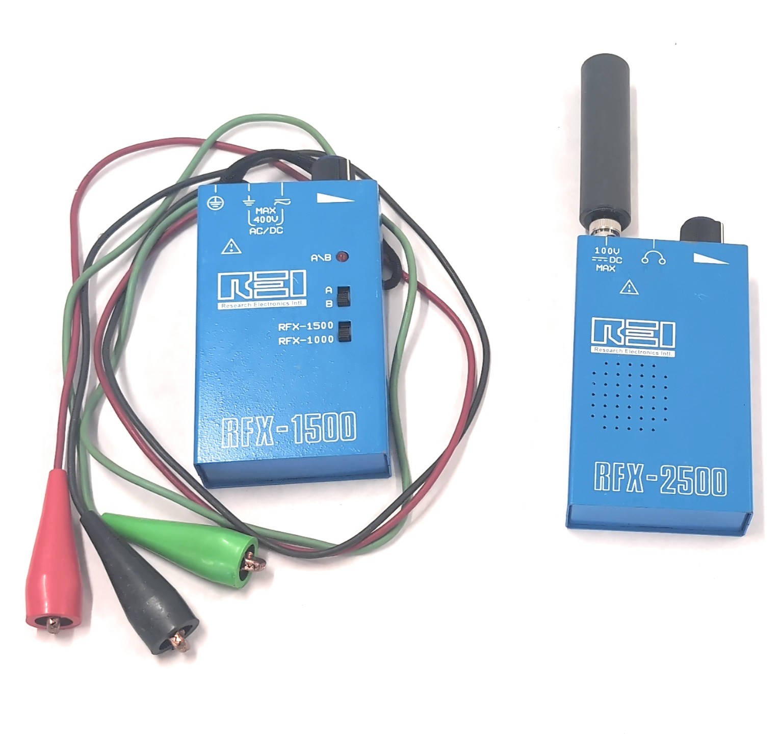 REI RFX-2500 Receiver w/ Headset Jack RFX-1500 Low Power Transmitter Locator Kit