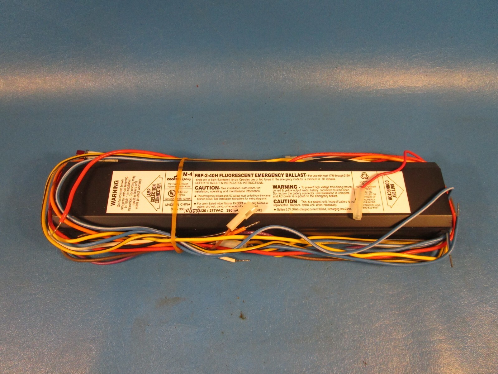 SURE-LITES FBP240H, Emergency Ballast Fluorescent Battery Pack, Nickel Cadmium