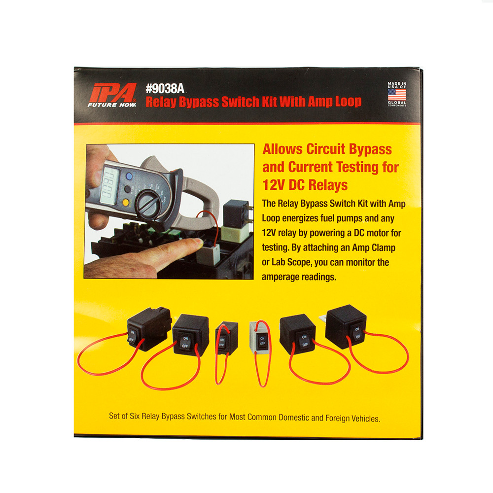 Innovative Products Of America 9038A Relay Bypass Switch Kit, Handheld, 6 Pcs.