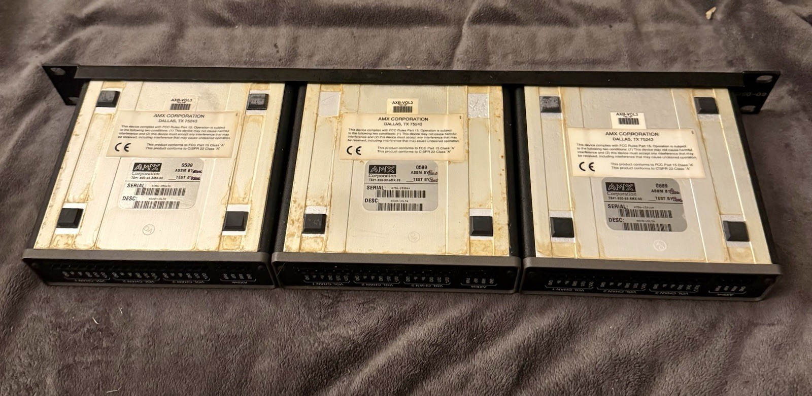 AMX AXB-Vol 3 Volume Control – Lot Of 3