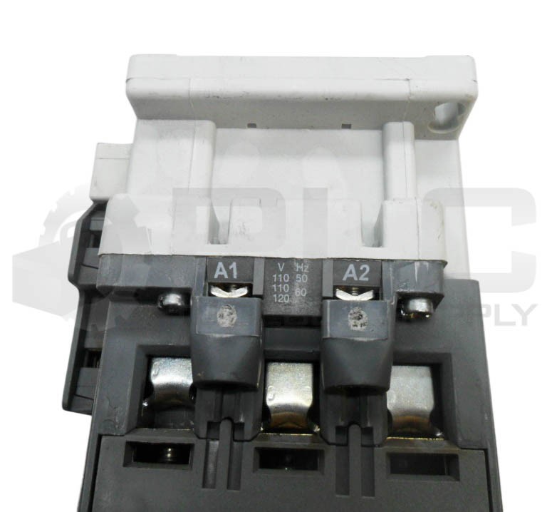ABB A50-30 CONTACTOR 100A 600VAC W/ CAL5-11 AUXILIARY CONTACT A50