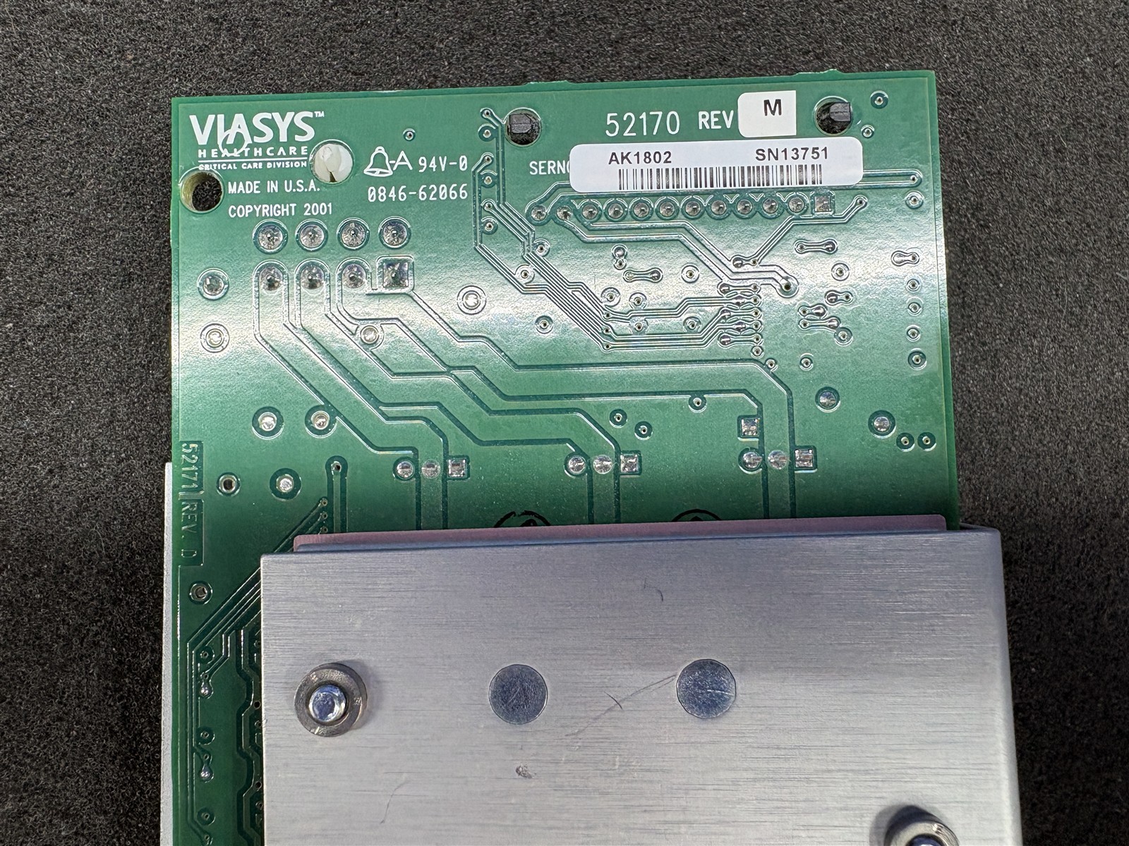 VIASYS AVEA COMPRESSOR PART P/N: 52170 REV: M IN GOOD CONDITION FAST SHIPPING