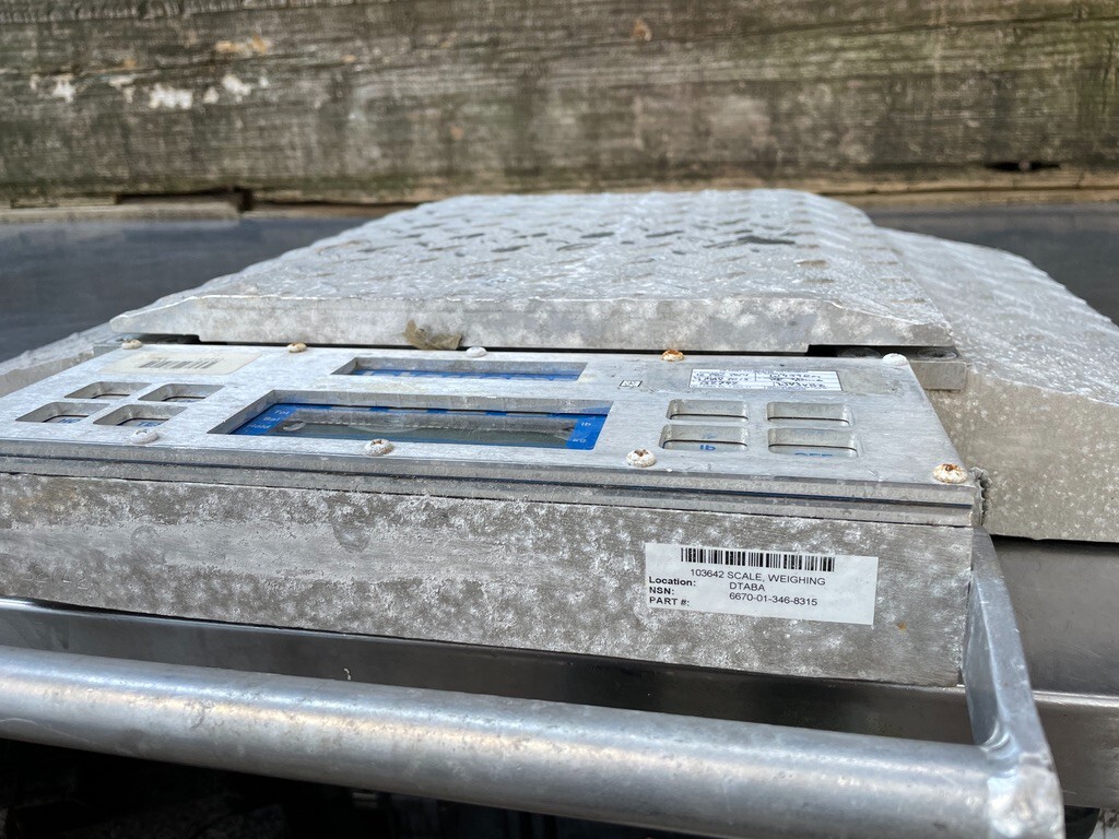 Intercomp PT300 Wheel Load 25,000 Portable Truck Scale *NO POWER* 100128-M