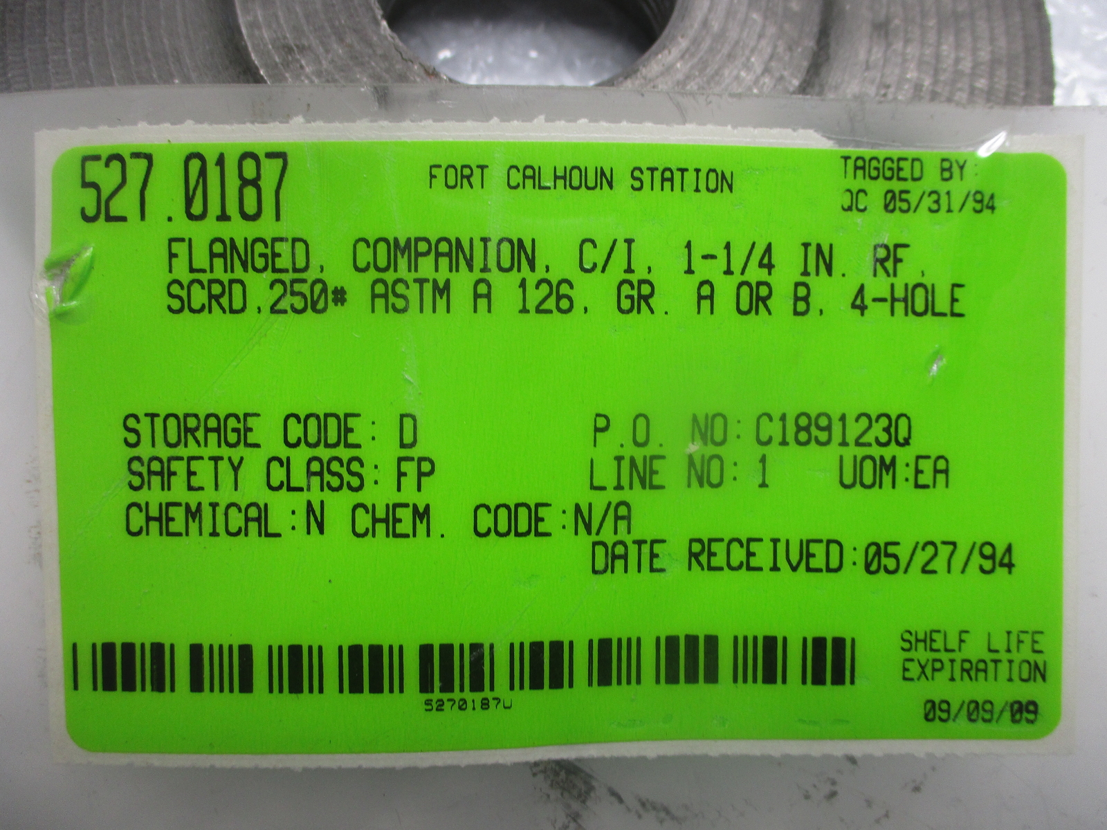 INDUSTRIAL SPARE 250 1/4X5-1/4 FLANGE NSNP