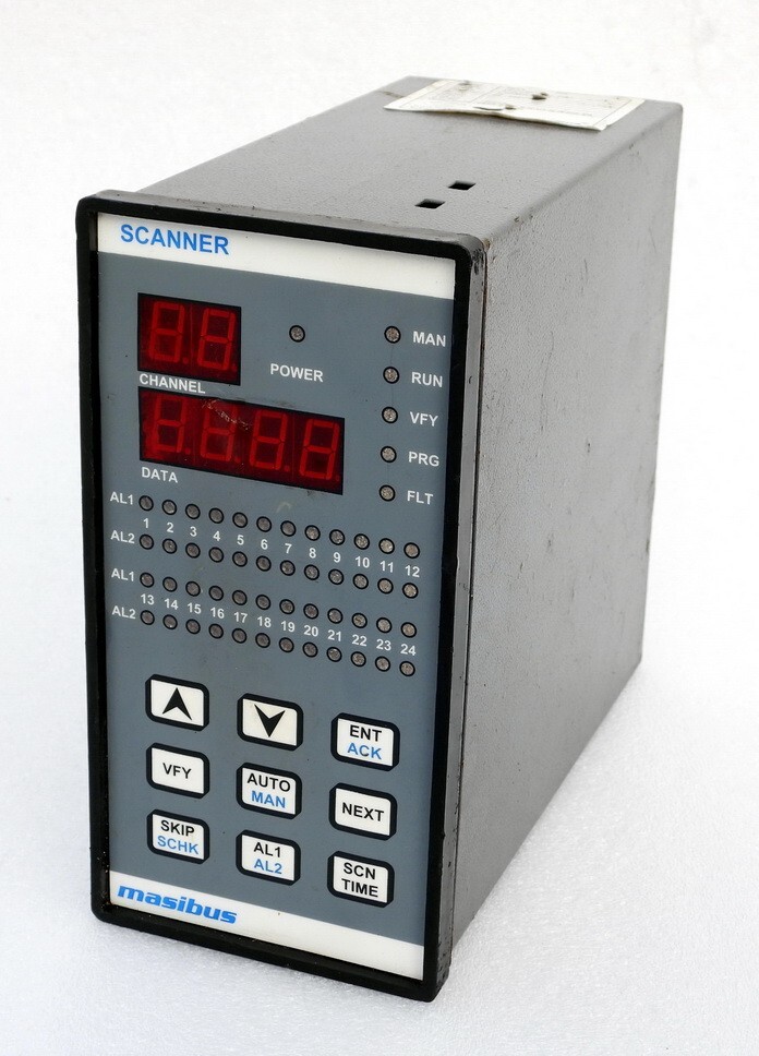 MASIBUS MODEL 85XX FIX 24CHANNEL DIGITAL TEMPERATURE SCANNER CONTROLLER
