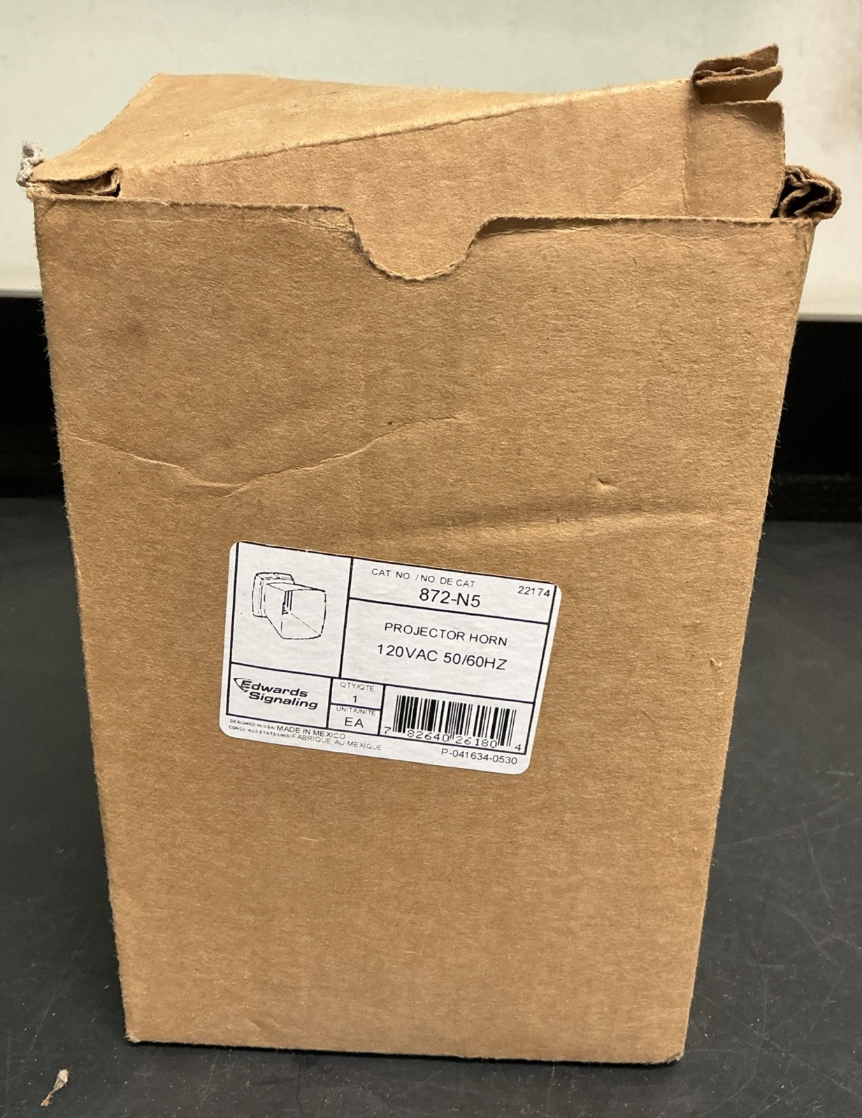 Edwards Signaling 872-N5 Projector Horn 120V AC 50/60HZ