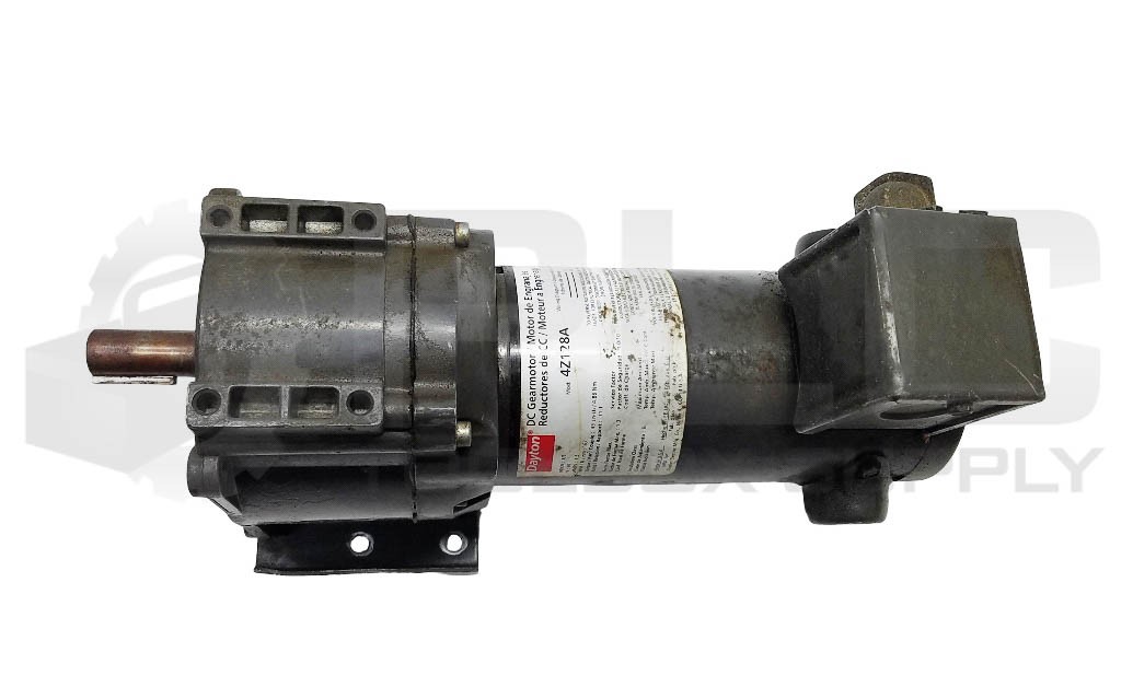DAYTON 4Z128A DC GEARMOTOR 1/8HP RATIO 11:1 90V 167RPM