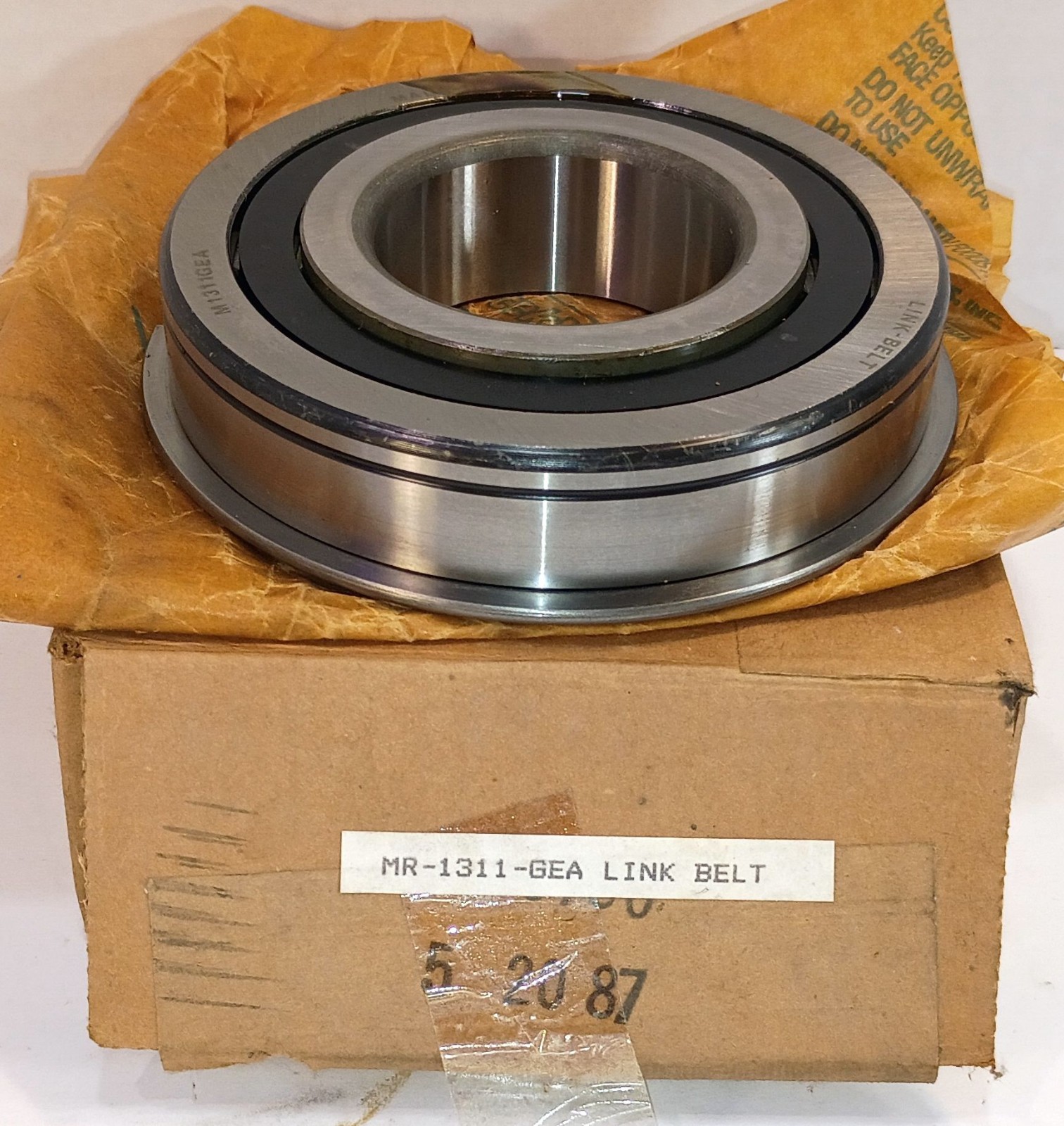 1 NEW LINK-BELT MR1311-GEA 55X120X29 ROLLER BEARING W/SNAP RING NIB *MAKE OFFER*