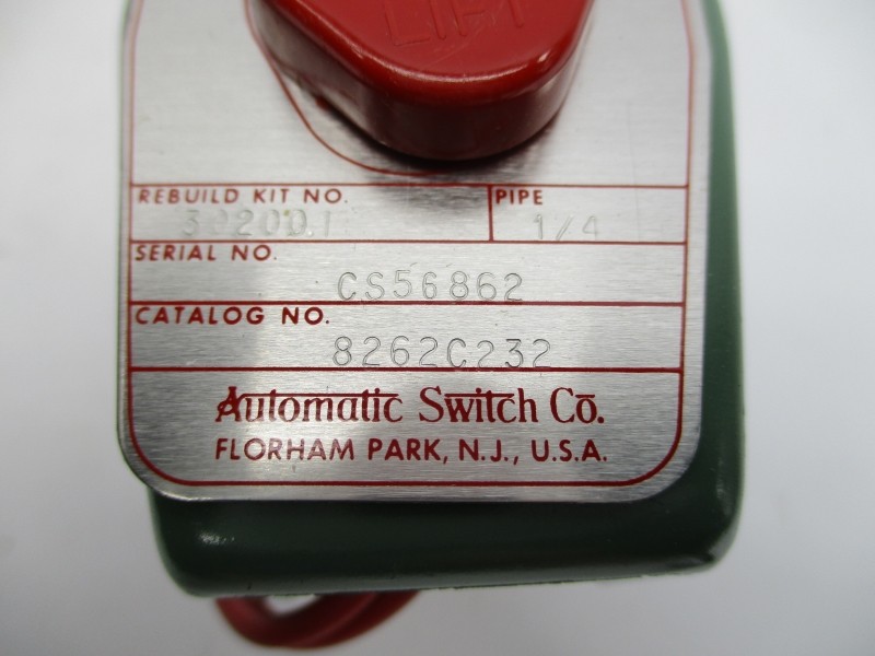 ASCO 8262C232 110/120V 300PSI 1/4″ NSMP