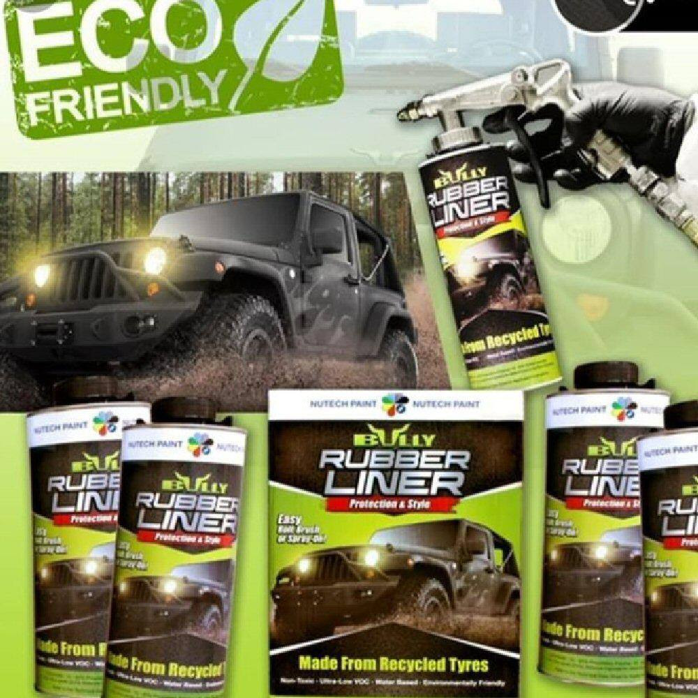 Environmentally Friendly Water Based Rubber Truck Bed Liner in Midnight (4-Box)
