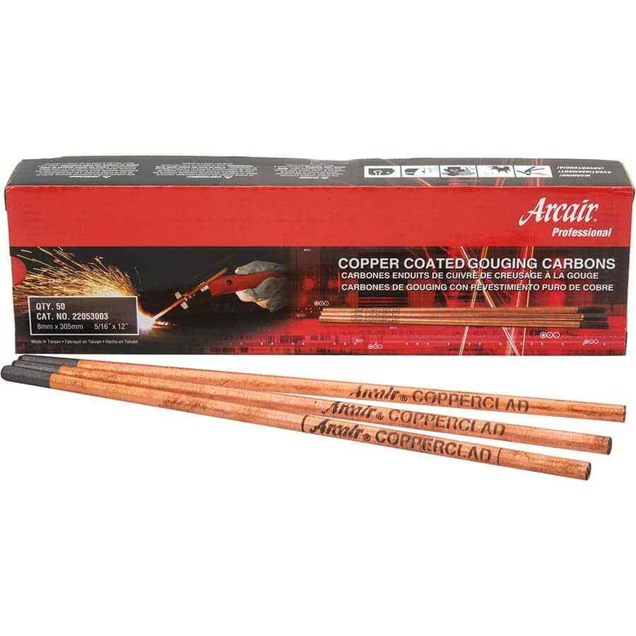 Arcair Victor 22053003 12″ Long, 5/16″ Diam, Copper Carbon Arc Gouging Electrode