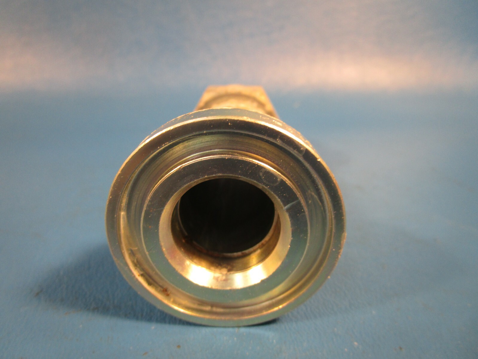 Parker 4AH3-16-16 Adapter, Straight 1″ SAE Code 61 Flange, 37 D Flare 4.09″ Long