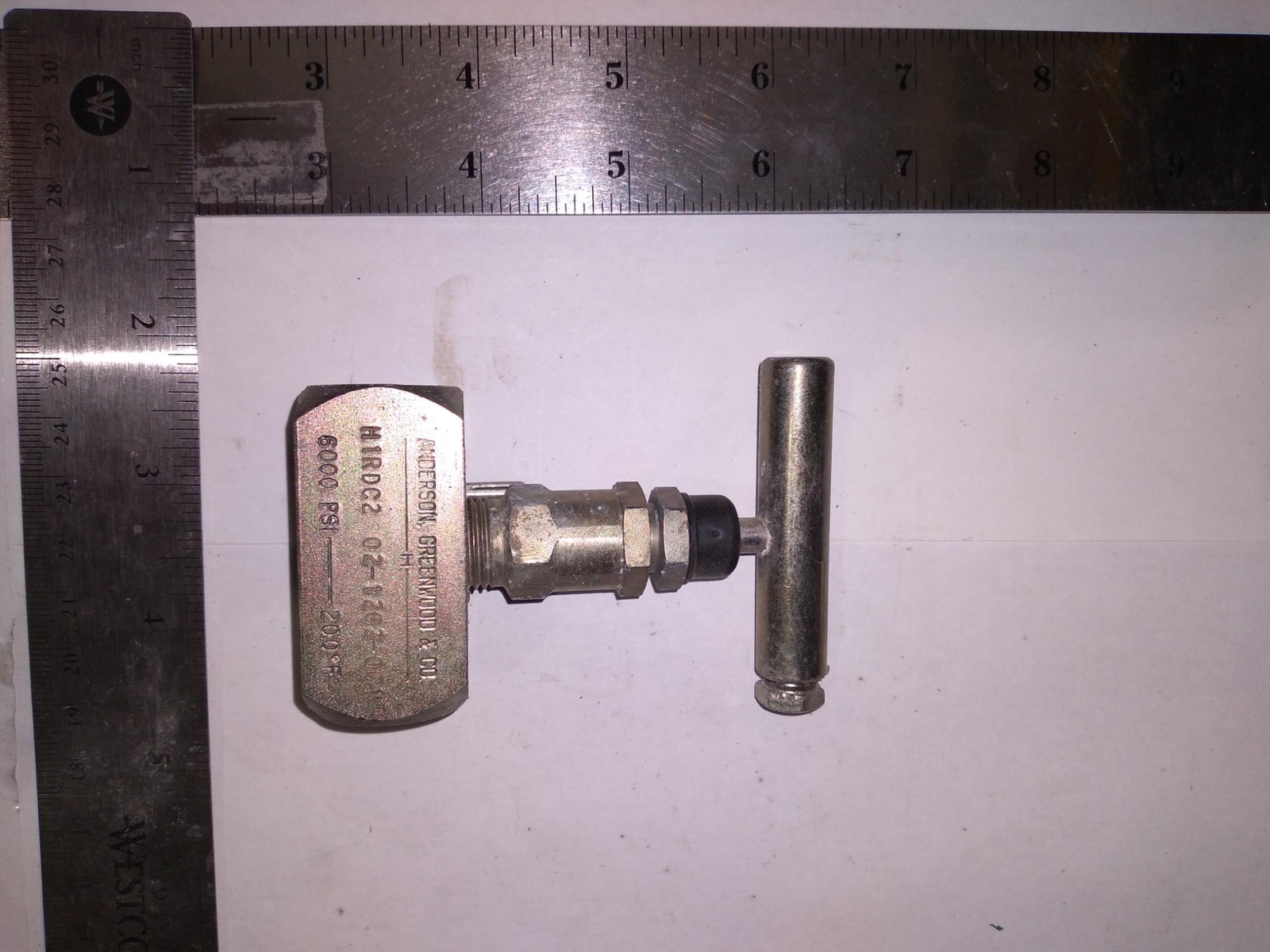 ANDERSON GREENWOOD H1RDC2 02-1202-001 6000PSI