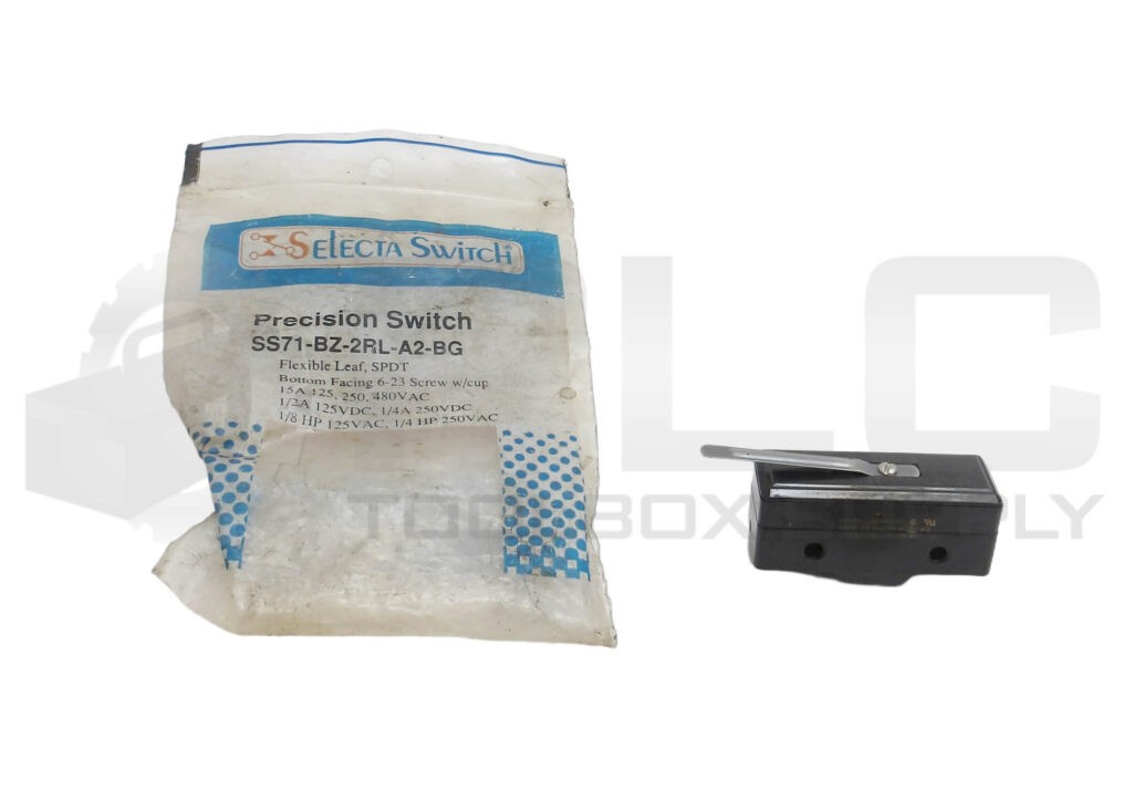 NEW SELECTA SWITCH SS71-BZ-2RL-A2-BG PRECISION SWITCH 15A BZ-2RL-A2