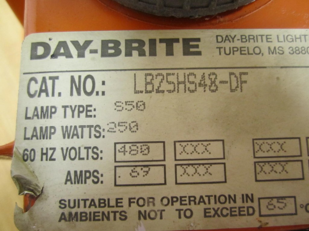 Day-Brite lighting LB25HS48-DF HID Fixture Fitting