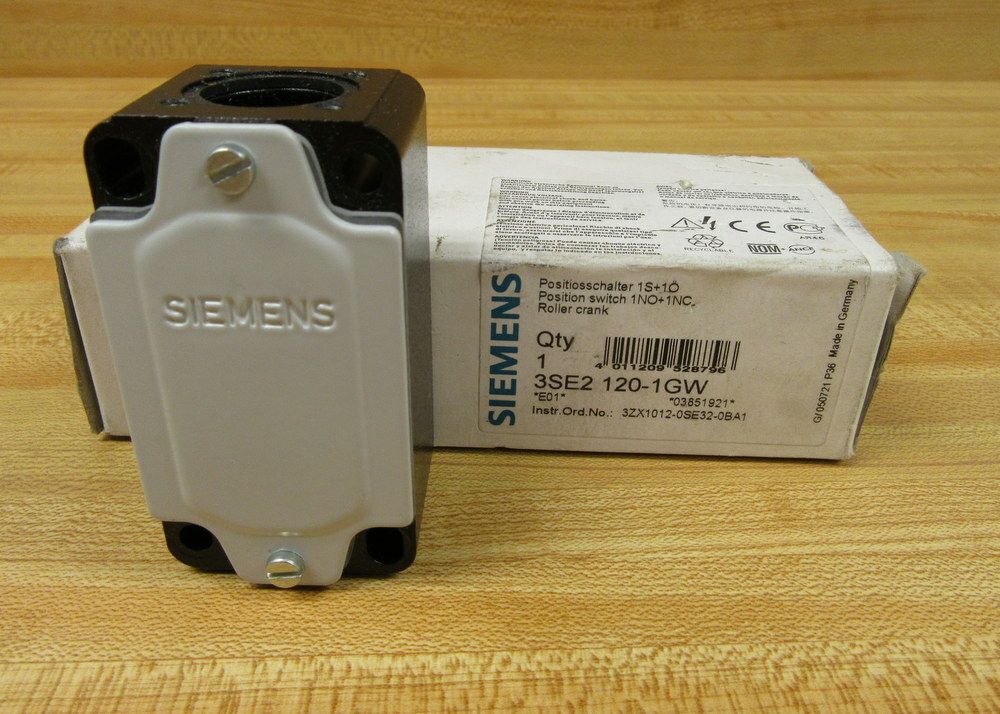 Siemens 3SE2 120-1GW Position Switch 3SE21201GW W/O Head