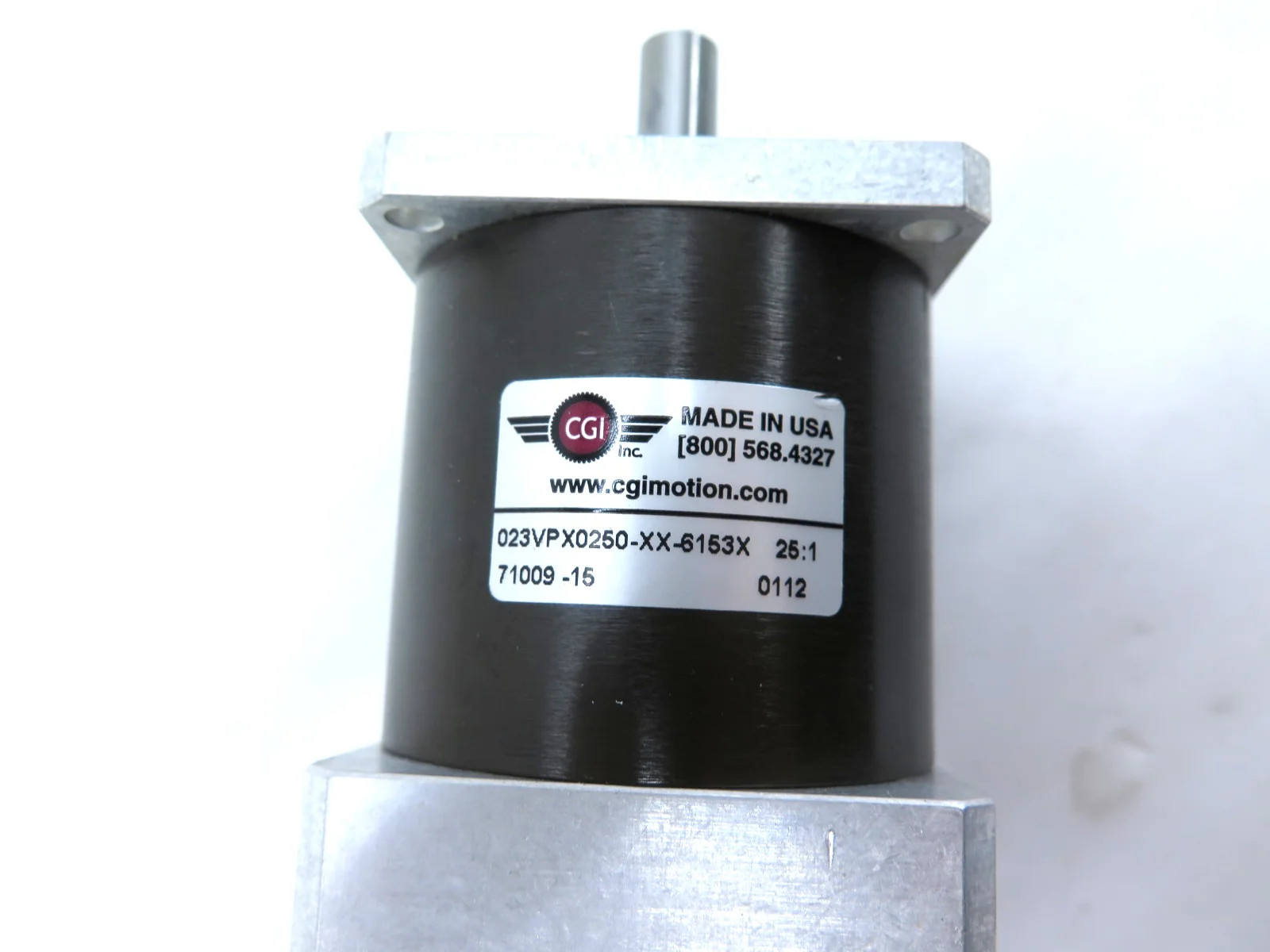 CGI 023VPX0250-XX-6153X Gear Head Ratio 25:1