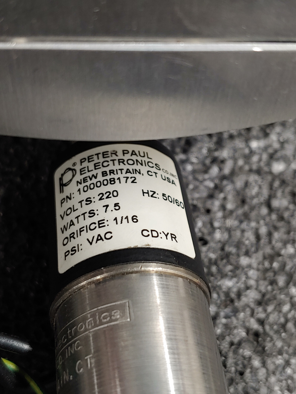 MKS HPS 145-0040K-220V/50-60 145 Vacuum Sentry Safety Isolation Valve