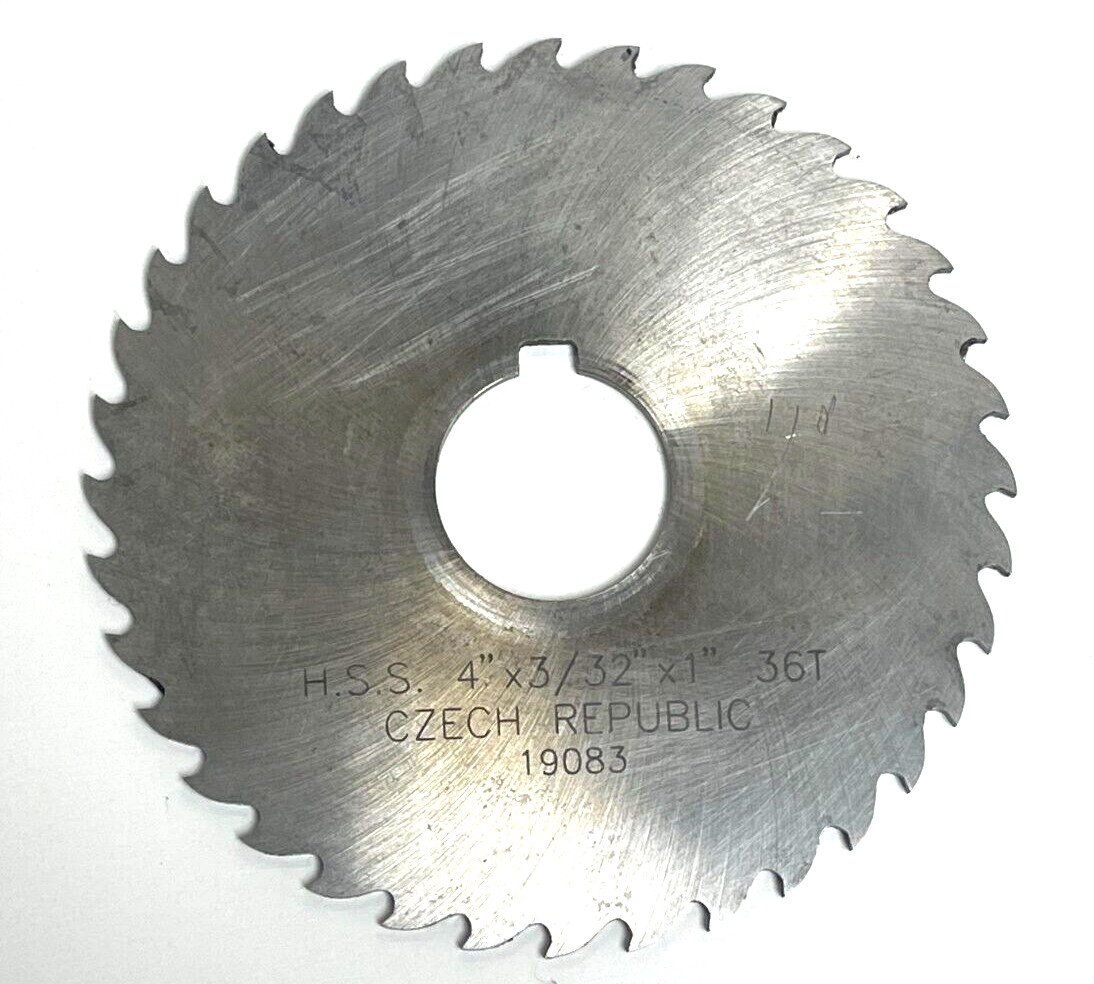 CZECH REPUBLIC HSS 36T 4″ X 3″/32″ X 1″ 19083 METAL SPLITTING SAW