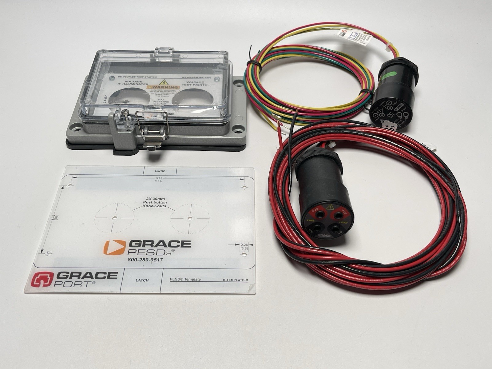 Grace PESD DC Voltage Test Station – R-3W-DC & R-3MT-1K-LL With M3 Panel Mount
