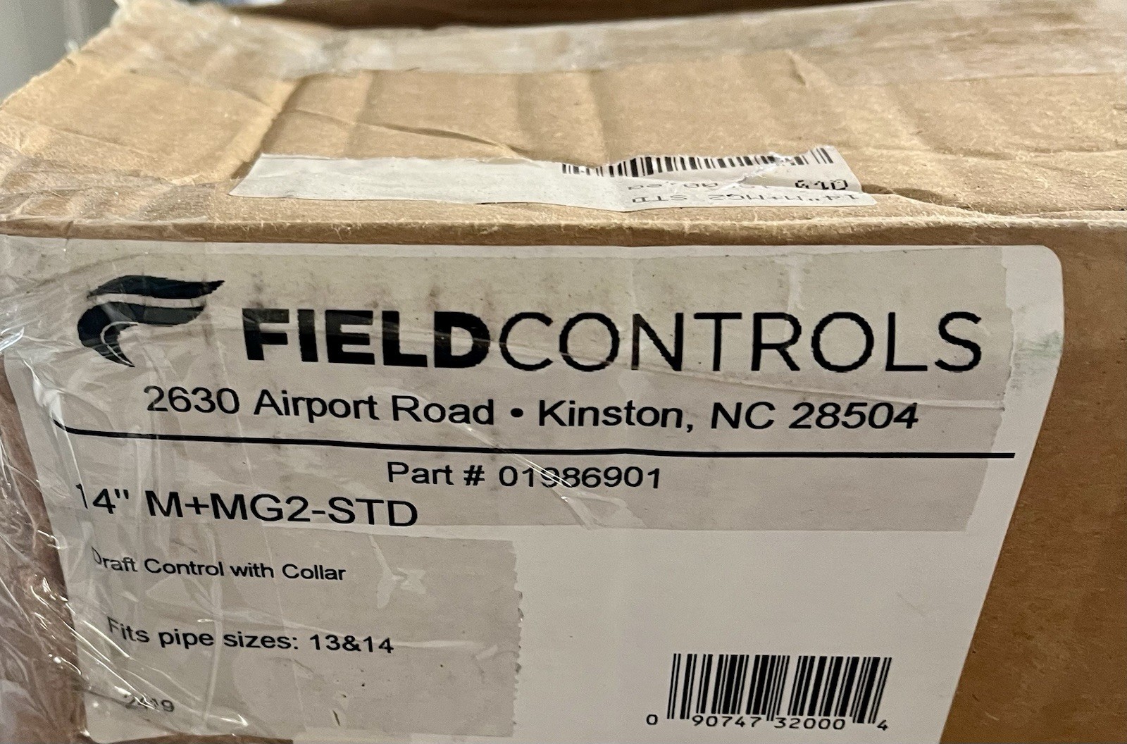 Field Controls 14″M+Mg2 Draft Control Damper Kit Fits 13” & 14” Vent Flue Pipe