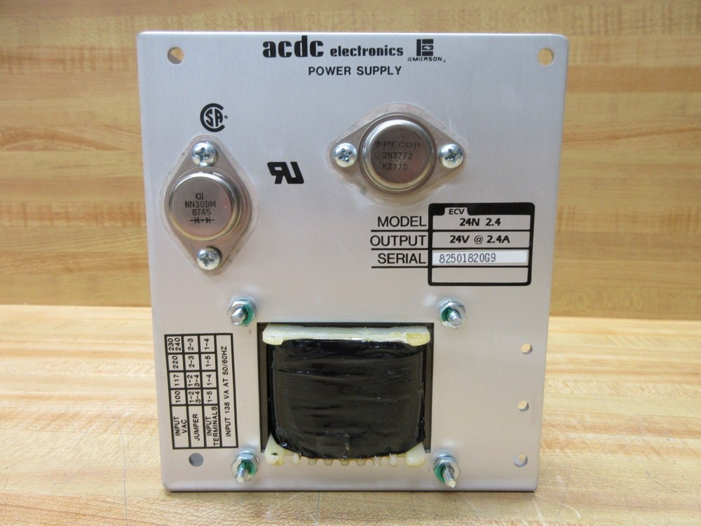 ACDC Electronics 24N2.4 Power Supply 24N24