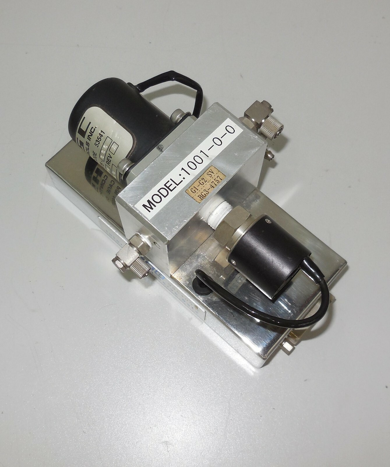 ISD international servo data 1001-0-0 BG3-4757 G1-G2 SV