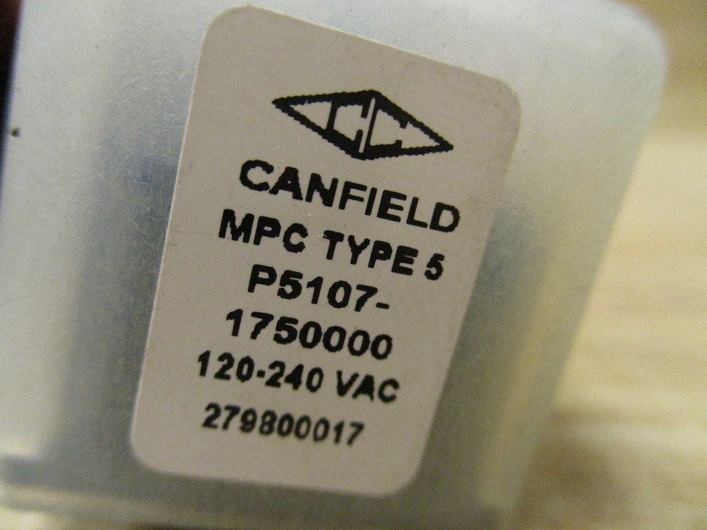 Canfield Connector P5107-1750000 Solenoid Valve Connector P51071750000