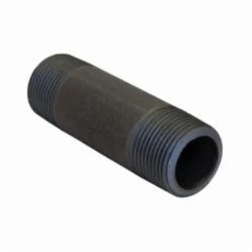 1-1/4″ x 1-5/8″ Steel Black Pipe Nipple, SCH 80/XH, Seamless, MNPT
