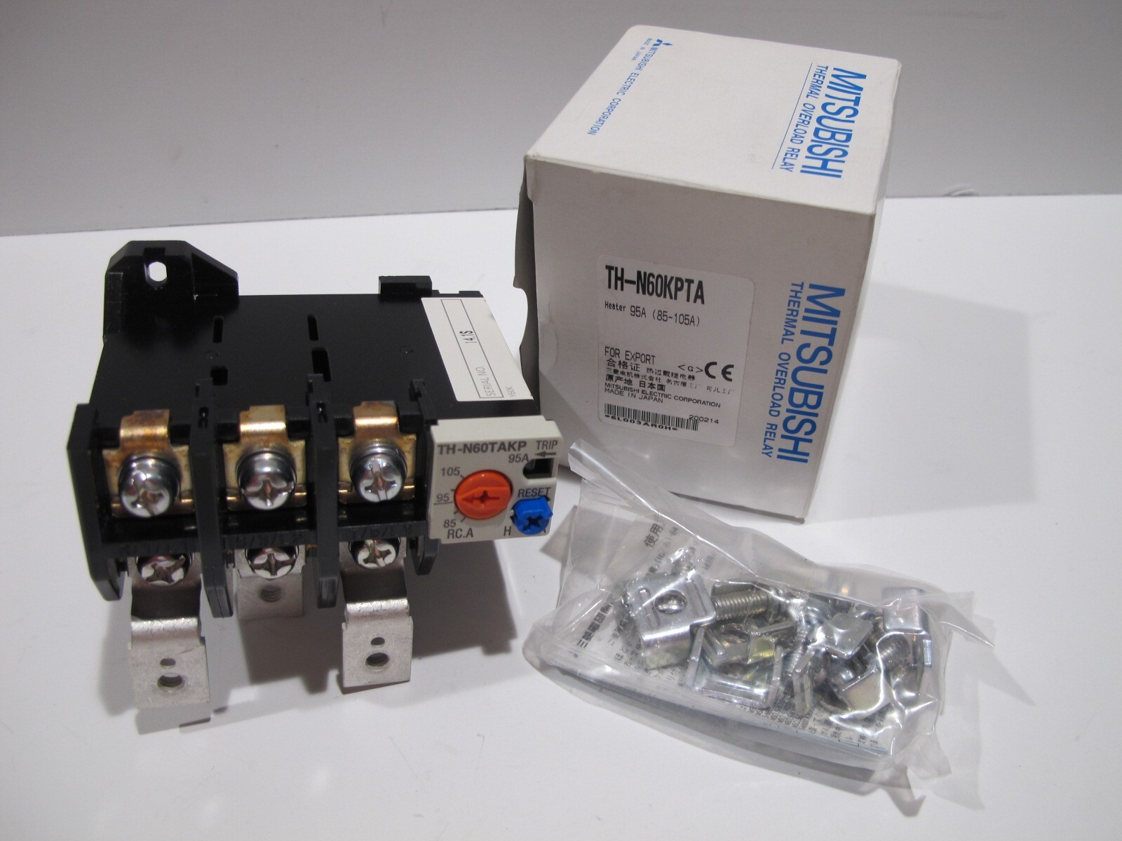 Mitsubishi TH-N60TAKP Overload Relay 85-105A TH-N60KPTA