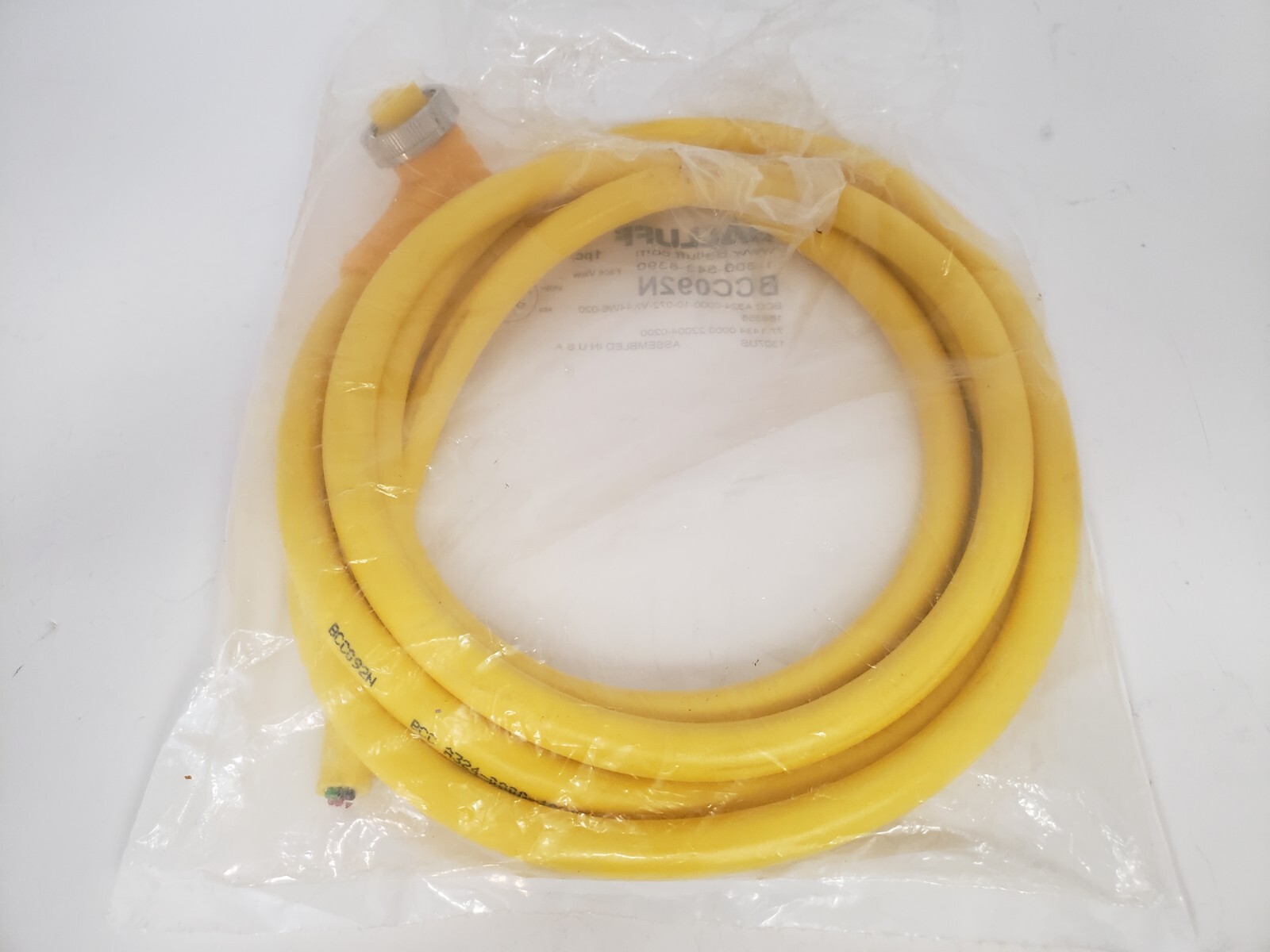 BALLUFF BCC A324-0000-10-072-VX44W6-020-186358 CORDSET (BCC092N) NIB