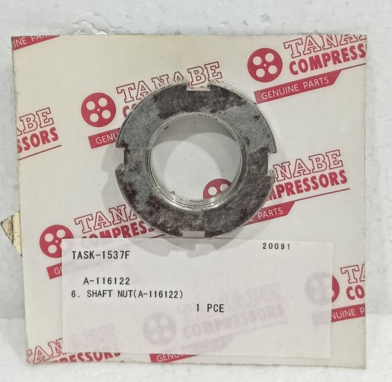 TANABE PNEUMATIC A-116122 SHAFT NUT TASK-1537F NEW FAST SHIPPING