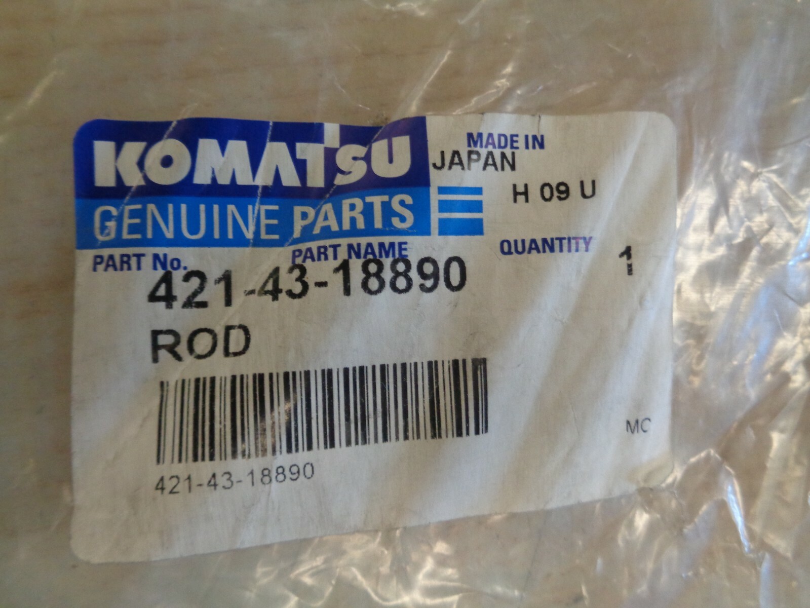 421-43-18890 Komatsu ROD 4214218890