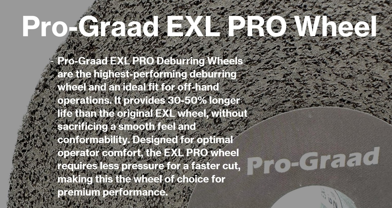Pro-Graad 10S Fine EXL PRO Convolute Deburring Wheel – Metal Deburring,…