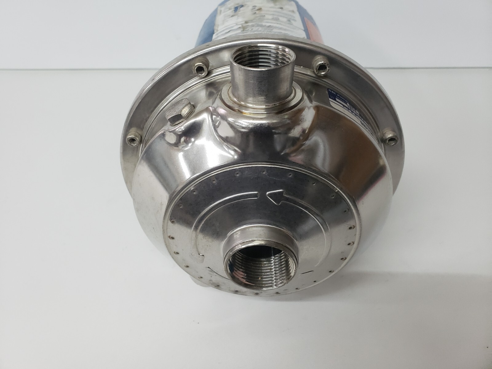 UNUSED Gould NPE 1×1/4-6 Pump 316SS 1ST1C2F4 Impeller 4-1/16 w/ 1hp Motor